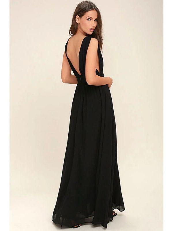 Vestido Longo Preto Lara