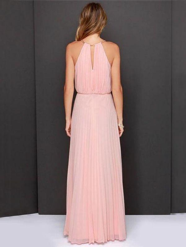 Vestido Longo Rosa Larissa