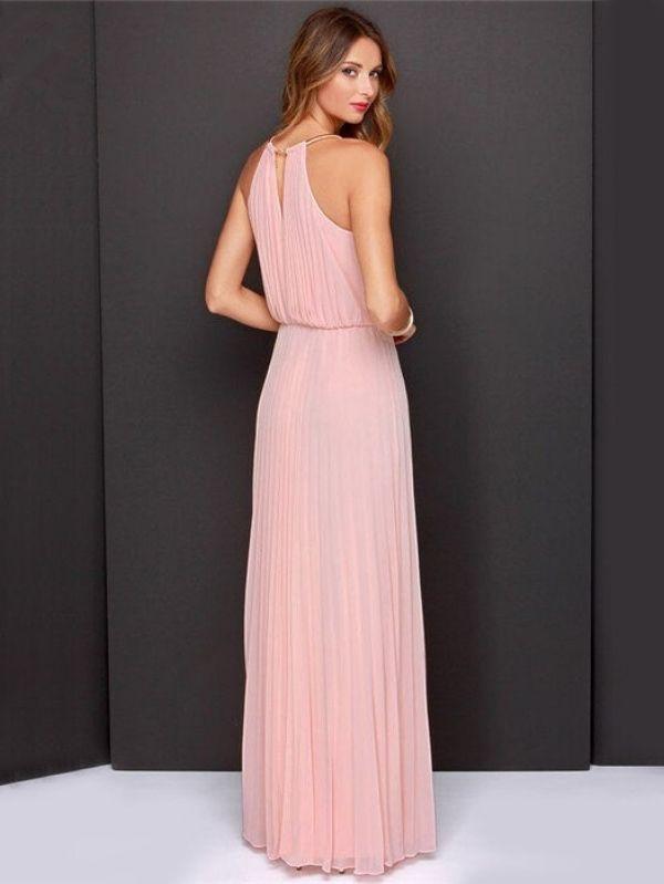 Vestido Longo Rosa Larissa