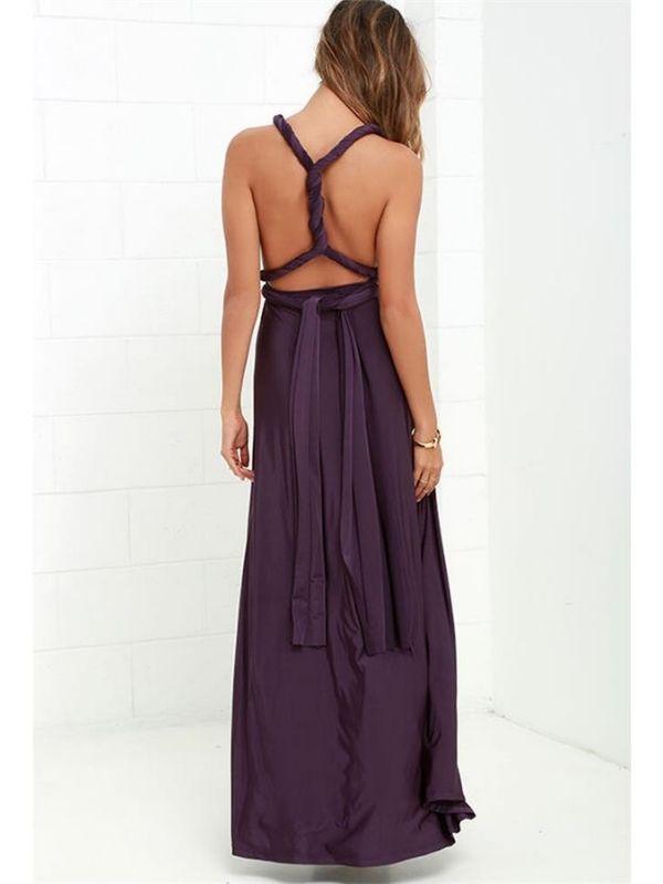 Vestido Longo Roxo Infinity