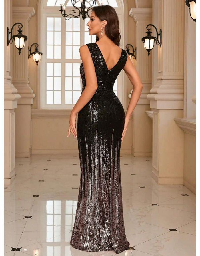 Vestido Preto Longo Giulia