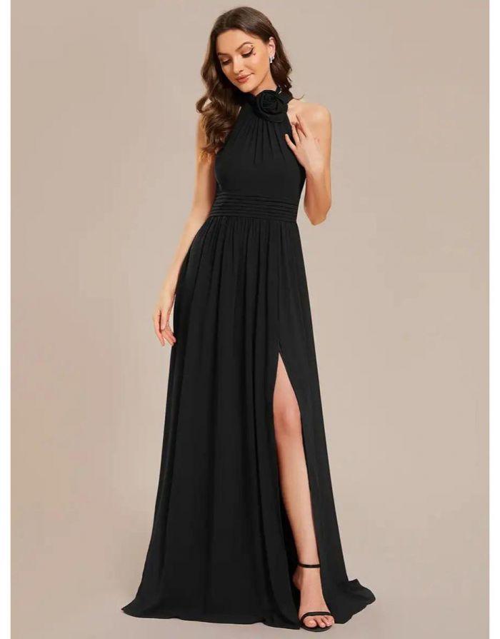 Vestido Preto Longo Jénifer