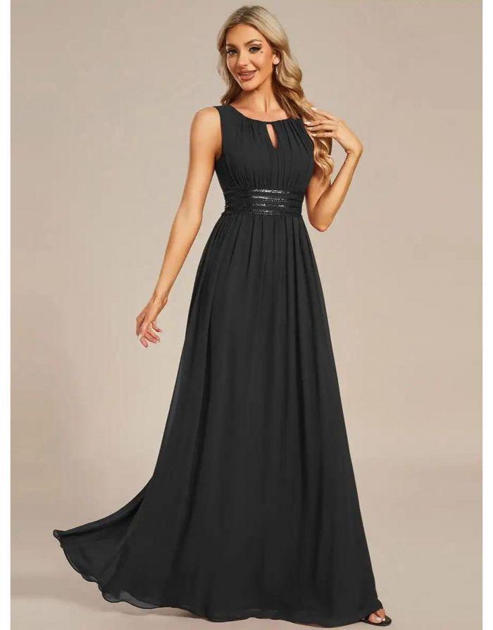 Vestido Preto Longo Natasha