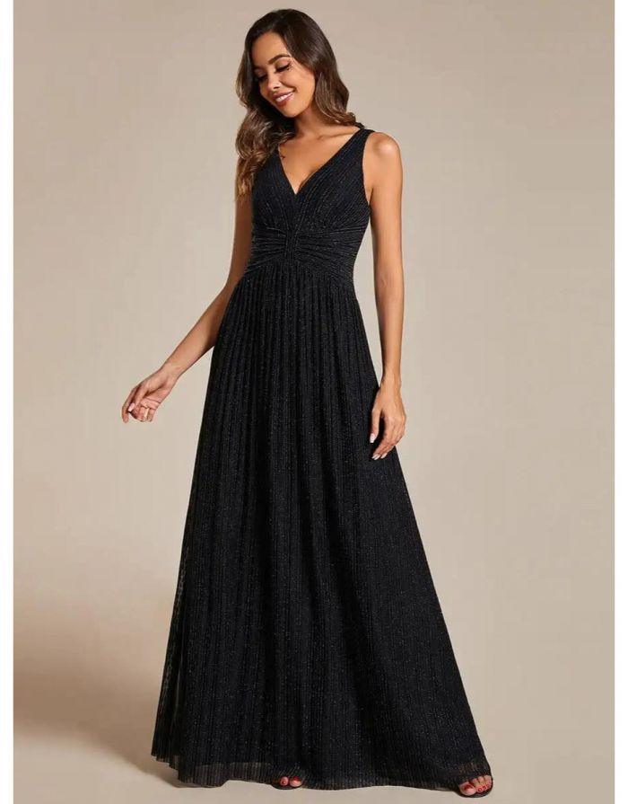 Vestido Preto Longo Rafaela