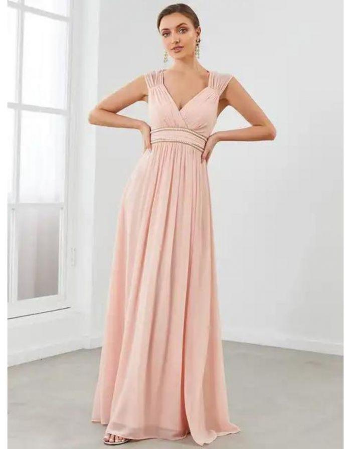 Vestido Rosa Longo Camile