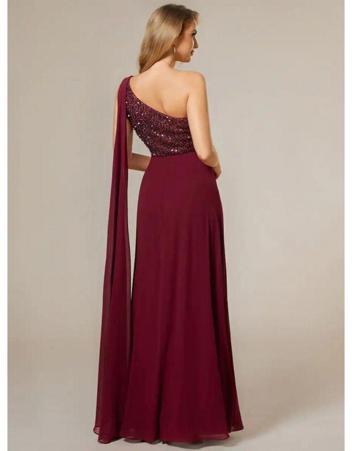 Vestido Vinho Longo Bianca