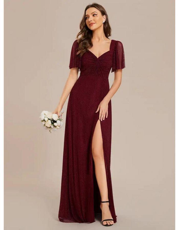 Vestido Vinho Longo Diana