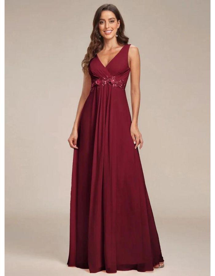Vestido Vinho Longo Luísa