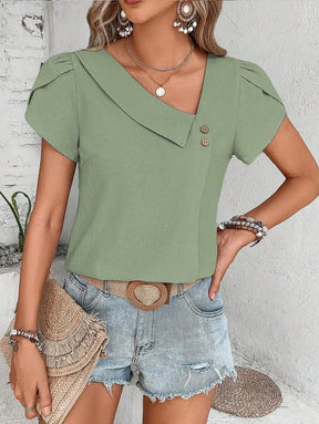 Blusa Casual Vintage de Verão