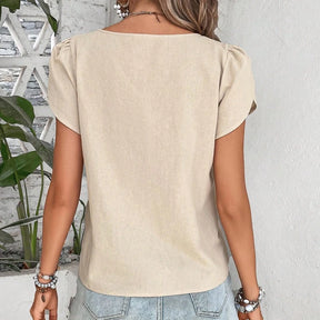 Blusa Casual Vintage de Verão