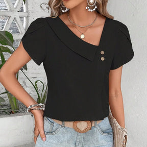 Blusa Casual Vintage de Verão