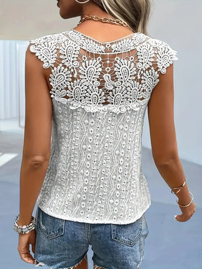 Blusa Doce Renda Decote em V