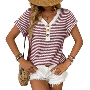 Blusa Vintage Listras Retrô