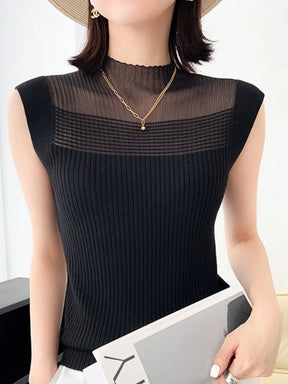 Blusa com Renda Malha Oca