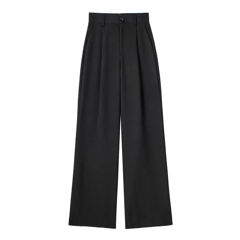 Calça Feminina Reta Listrada
