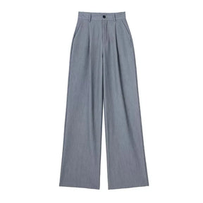 Calça Feminina Reta Listrada