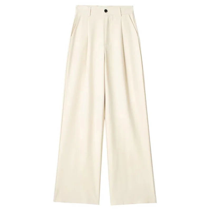 Calça Feminina Reta Listrada