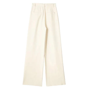 Calça Feminina Reta Listrada