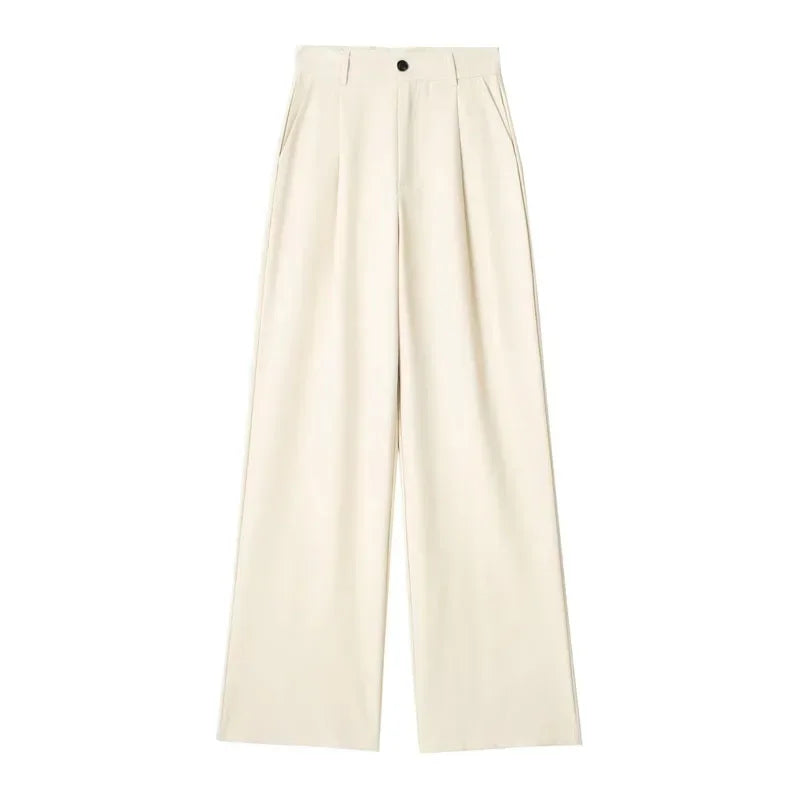 Calça Feminina Reta Listrada