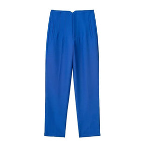 Calça Slim Alfaiataria Cintura Alta