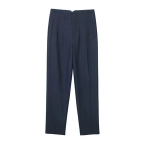 Calça Slim Alfaiataria Cintura Alta