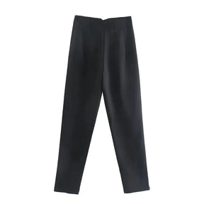 Calça Slim Alfaiataria Cintura Alta