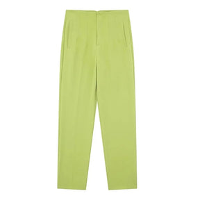 Calça Slim Alfaiataria Cintura Alta