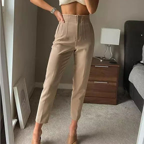 Calça Slim Alfaiataria Cintura Alta