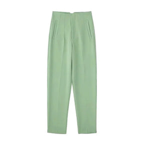 Calça Slim Alfaiataria Cintura Alta