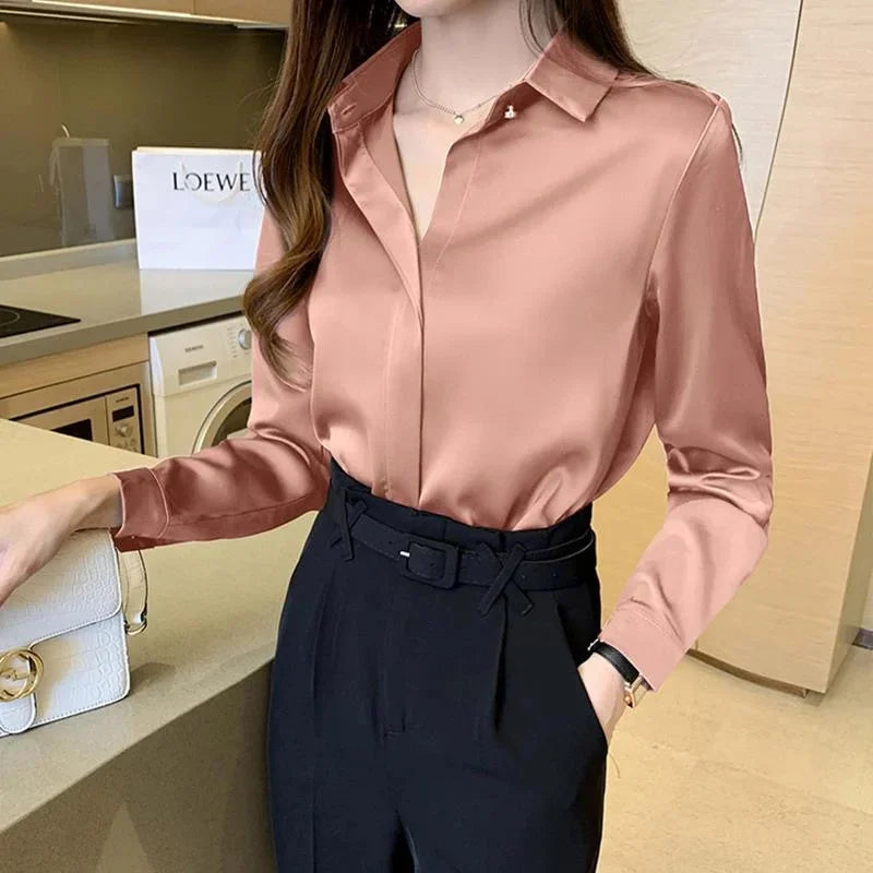 Camisa Casual com Gola Clássica