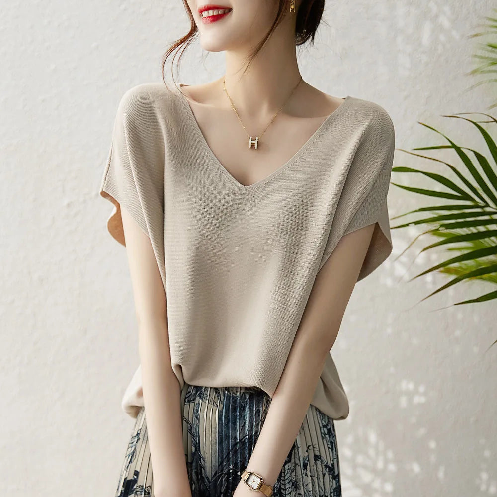 Camiseta V-Glow Feminina