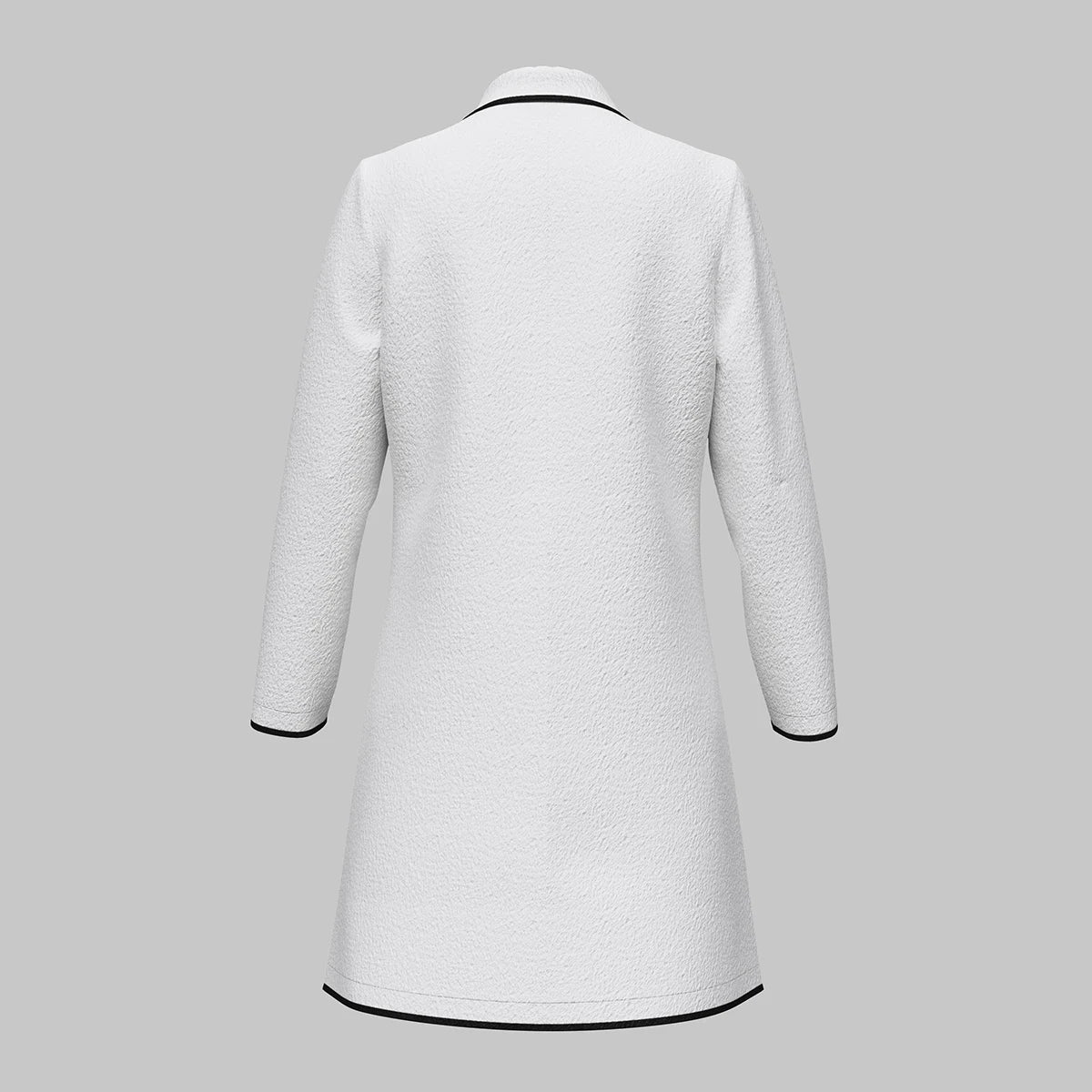 Casaco Branco Feminino Contraste