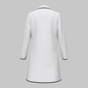 Casaco Branco Feminino Contraste