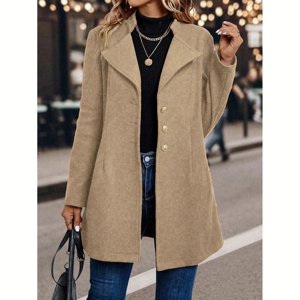Casaco Sobretudo Feminino Versatile