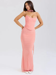Conjunto Duas Peças Seduction - Top e Saia Maxi