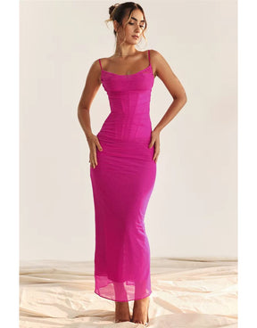 Vestido Longo Sensualidade Dupla