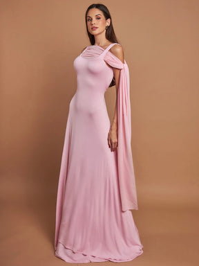 Vestido Rosa Longo Bella Aura