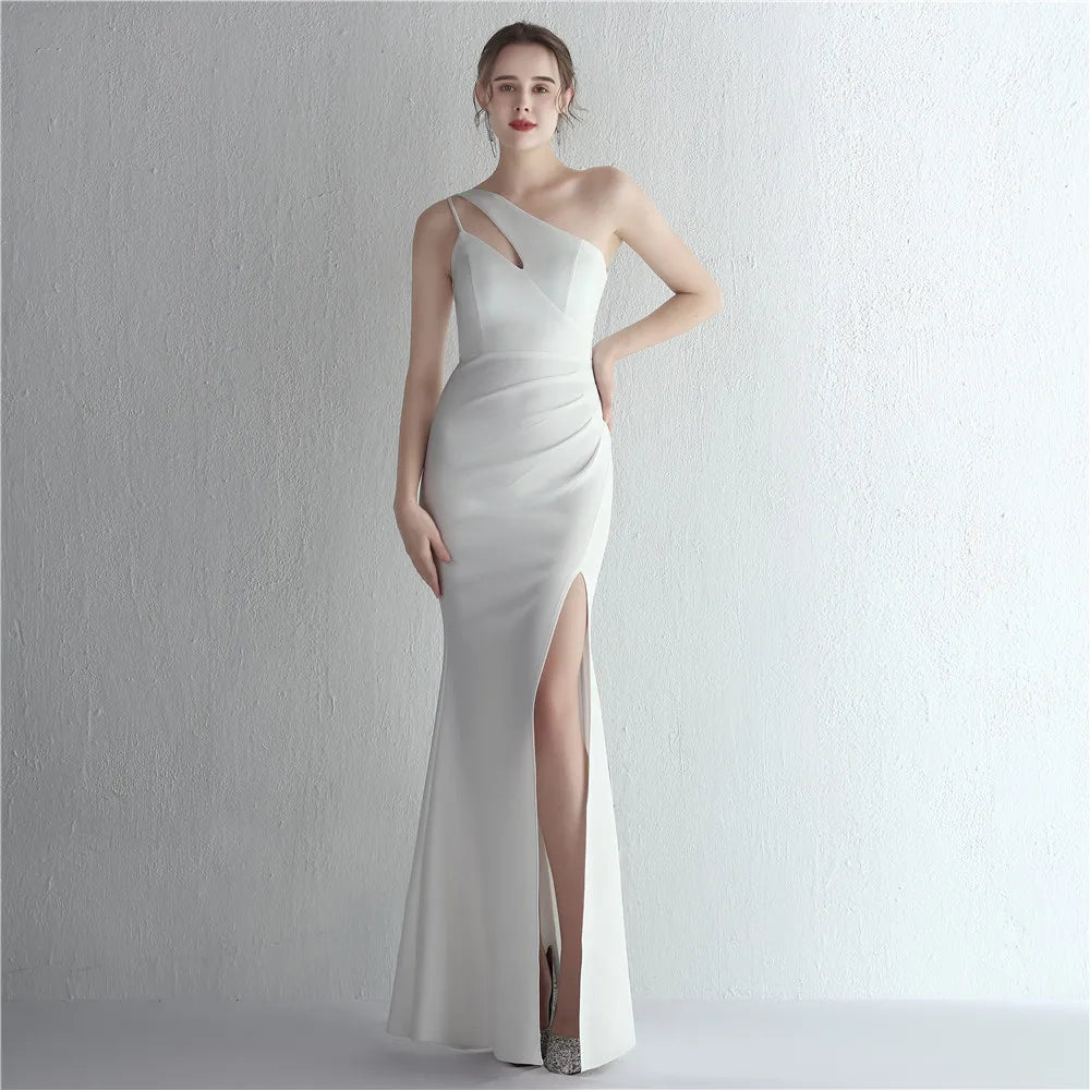 Yidingzs elegante slash neck vestido de noite de lantejoulas azul feminino cinta festa maxi vestido longo vestido de baile 19112