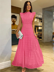 Vestido Laise Pétalas Longo