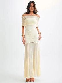 Vestido Longo Bodycon Sem Alças Sensual Glow