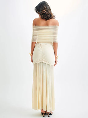 Vestido Longo Bodycon Sem Alças Sensual Glow