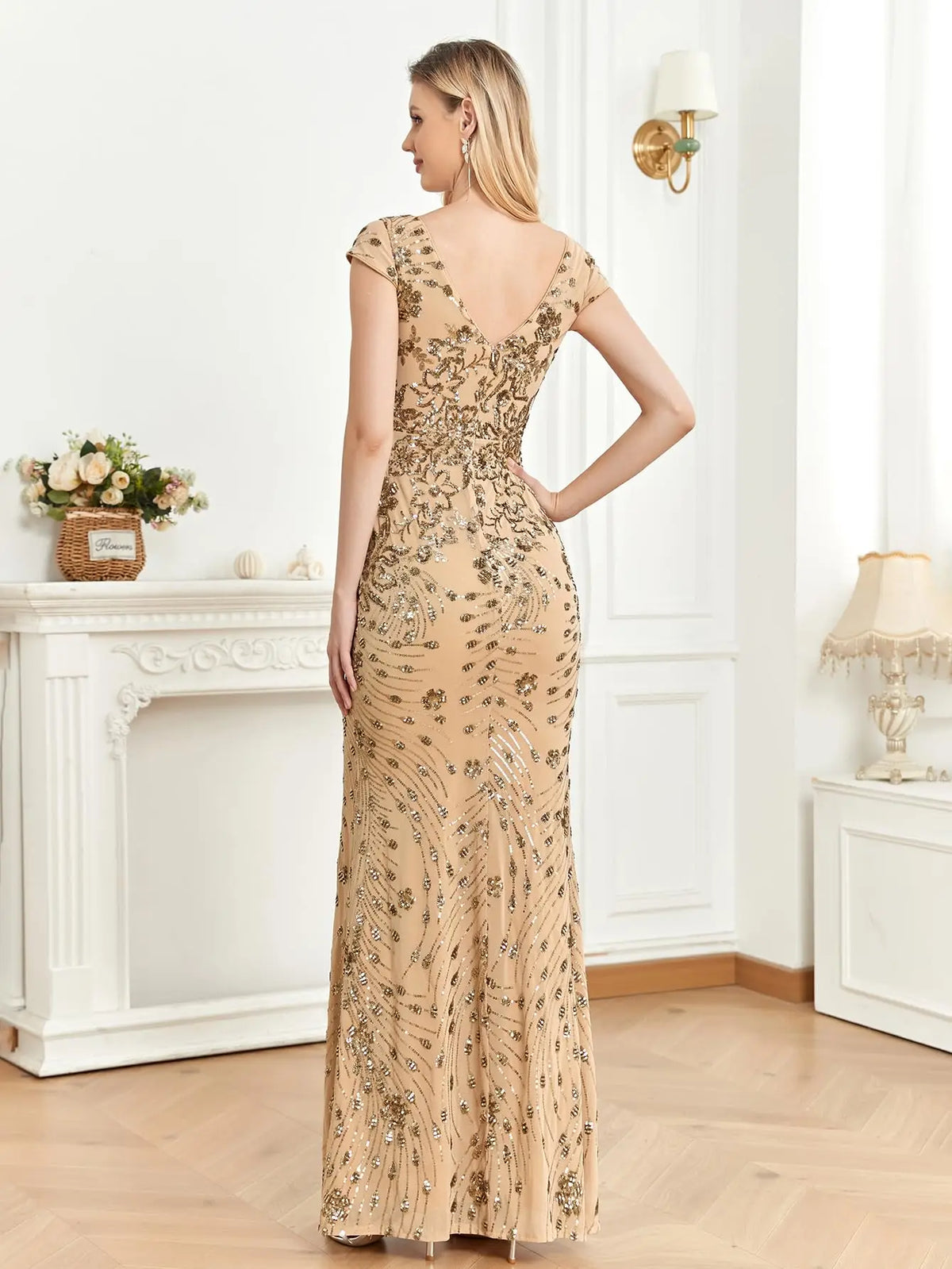 Vestido Longo Brilho Divino