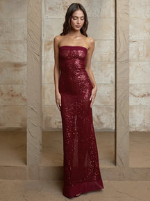 Vestido Longo Brilho Estelar