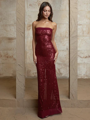 Vestido Longo Brilho Estelar