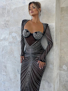 Vestido Longo Brilho Intenso Starlight