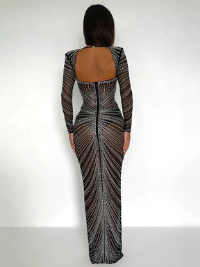 Vestido Longo Brilho Intenso Starlight