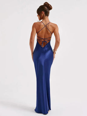 Vestido Longo Encanto de Cetim