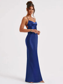 Vestido Longo Encanto de Cetim