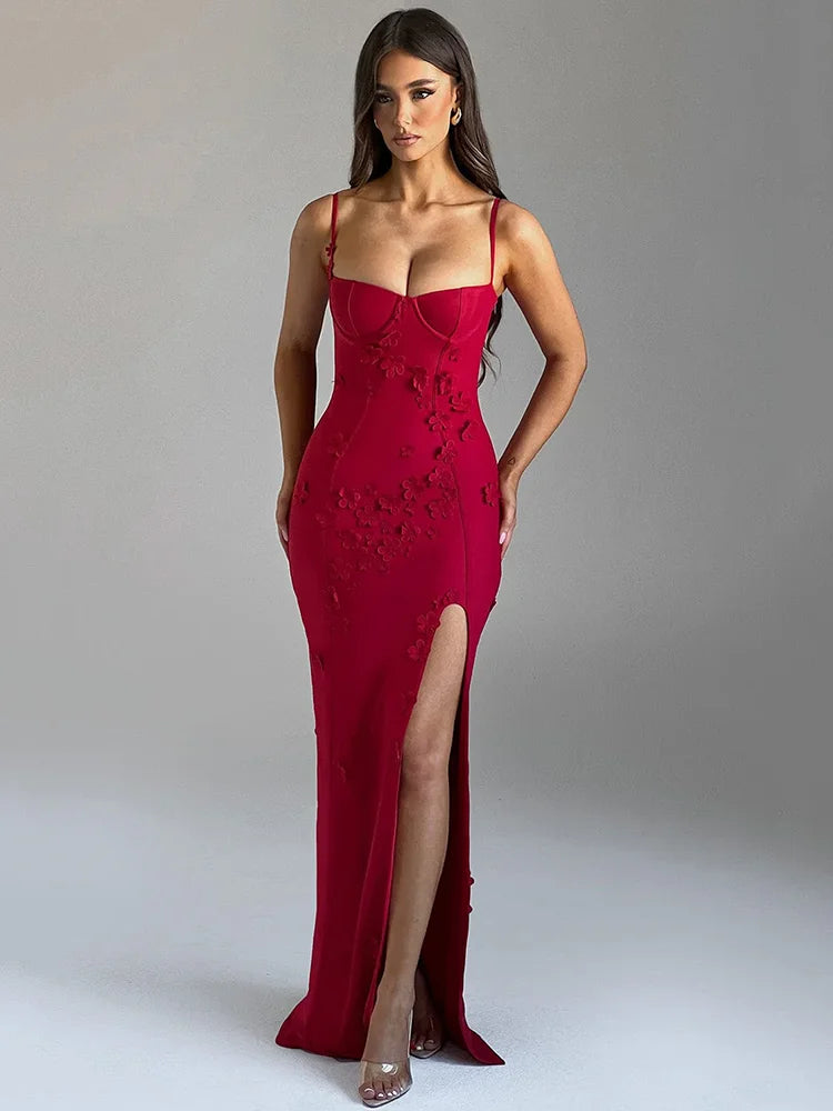 Vestido Longo Floralis Nocturna