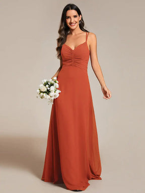 Vestido Longo Gislene Decote em V Flowy Plissado